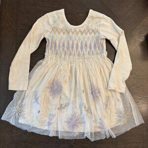 Disney X Hanna Andersson, Tulle Elsa Frozen Dress, Size 3T